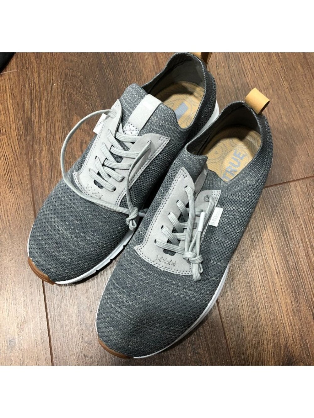 TRUE Linkswear Knit II Golf Shoes Gray Brown Knit Sneakers Men’s Size 11